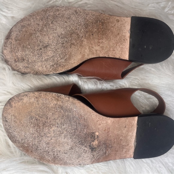 Everlane Chestnut Leather Sandals - Picture 3 of 3